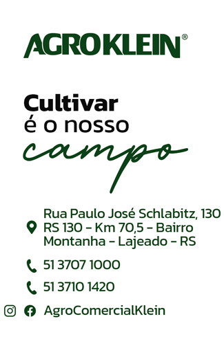 AGROKLEIN - Cultivar é o nosso campo